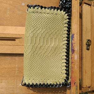 Croc Embossed Leather Crossbody Purse NWOT